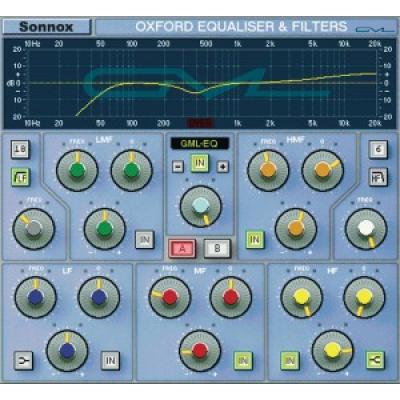 SONNOX Oxford Plugins EQ with GML option TDM